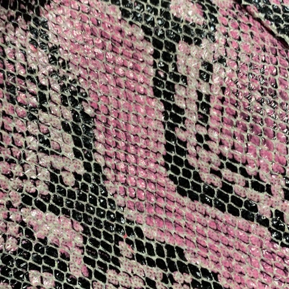 BCBG Max Azria faux snake skin tote bag - Picture 9 of 13